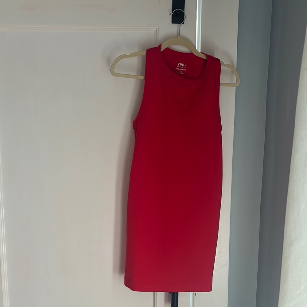 Abercrombie & Fitch Red Sheath Mini Dress